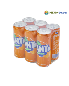 Lốc 6 Lon Nước Ngọt Fanta Cam 320ml