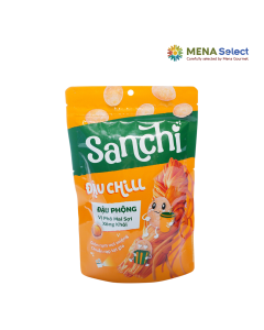 Đậu Phộng Phô Mai Sợi Xông Khói Sanchi Gói 55g