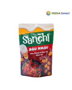 Đậu Phộng Mực Cay Mắm Tỏi Sanchi Gói 55g