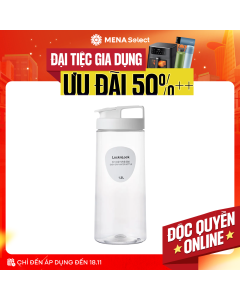 Bình nước LocknLock Easy Grip màu trắng HAP813WHT 1.2l