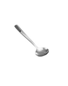 Muỗng Súp Tròn Inox Xoáy Hoa Bx-06