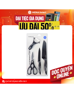 Bộ dao kéo 4 món LocknLock CKK306S4