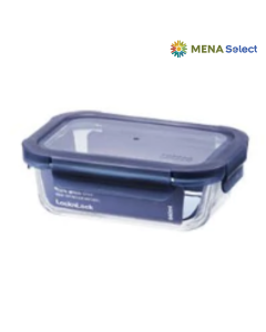 Hộp Thủy tinh Chịu Nhiệt Indigo 1520ml Navy LNG404