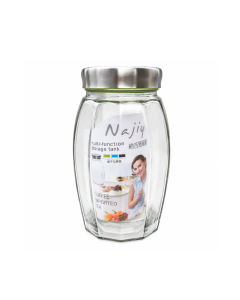 Hũ thủy tinh Dlicsy 12 cạnh JYTG-2500 2500ml