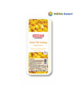 Xoài Cắt Vuông Đông Lạnh Andros Hộp 600g