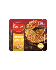 Cơm Chiên Gà Cháy Tỏi Cầu Tre Gói 210g