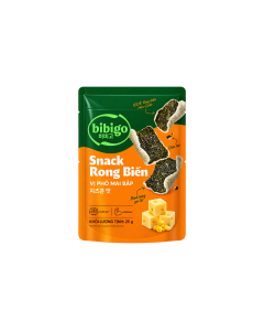 Snack rong biển Bibigo vị phô mai bắp gói 25g