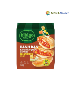 B&aacute;nh r&aacute;n Hotteok Bibigo kiểu H&agrave;n Quốc nh&acirc;n pizza g&oacute;i 300g