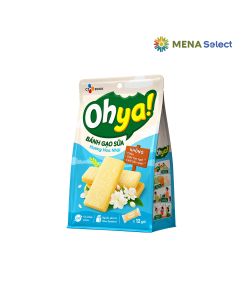 Bánh gạo sữa Ohya vị hoa nhài túi 110g