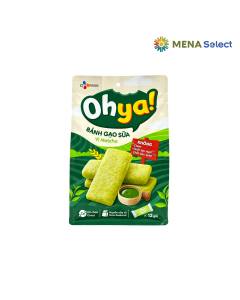 Bánh gạo sữa Ohya vị matcha túi 110g