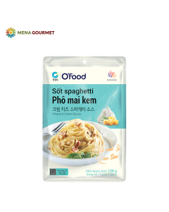 Sốt Spaghetti Phô Mai Kem Ofood Gói 120g