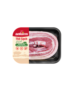 Ba rọi heo AnFarm rút sườn thảo mộc khay 300g