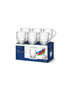 Bộ 6 Ly Bia Thủy Tinh Deli Kickup 380ml