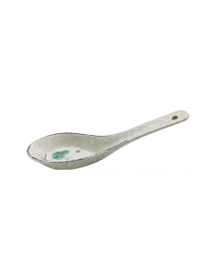Muỗng Canh 13cm Phun Vẽ Lá