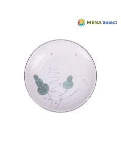 Dĩa Ảo 22.4cm Phun Vẽ L&aacute;