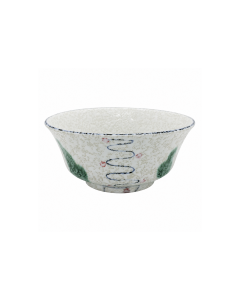 T&ocirc; Tr&ograve;n Miệng Loe 15cm Phun Vẽ L&aacute;