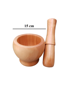 Bộ chày cối Duxton gỗ bầu 13cm CB-15