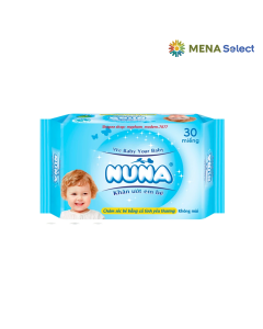 Khăn Ướt Nuna Không Mùi Gói 30 Tờ