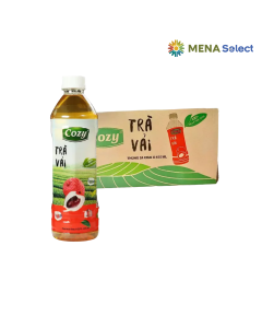 Thùng 24 Chai Trà Vải Cozy 455ml
