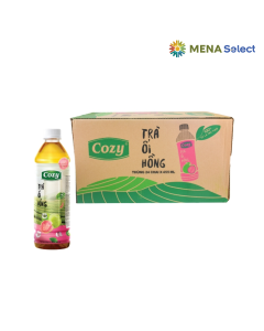 Thùng 24 Chai Trà Ổi Hồng Cozy 455ml