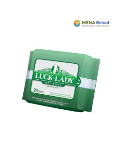 Khăn Ướt Luck Lady Không Mùi Gói 25 Tờ
