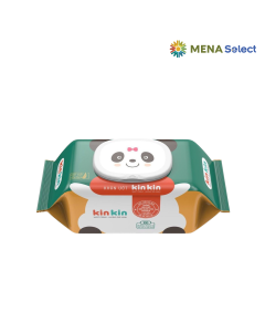 Khăn Ướt Kinkin Nắp Tr&agrave; Xanh G&oacute;i 100 Tờ