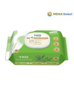 Khăn Ướt YKO Không Mùi Hồng/Xanh Gói 90T