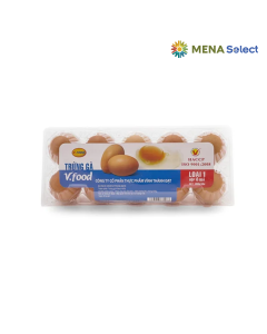 Trứng Gà Loại 1 60g±2g Vfood Hộp 10 Quả