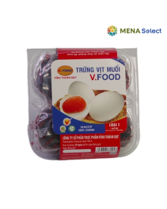 Trứng Vịt Muối 60g±2g Vfood Hộp 4 Quả 