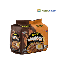 Mì xào Koreno vị bò xào cay Bulgogi lốc 5 gói x 100g