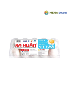 Trứng Vịt Ba Huân Size L Vỉ 10
