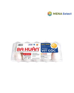 Trứng Vịt Gộc Ba Huân  Vỉ 10