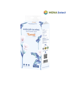 Khăn Giấy R&uacute;t Tomie 4 Lớp 1280 Tờ