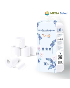 Lốc 10 Cuộn GVS Mềm Mịn Tomie 4 Lớp (10)