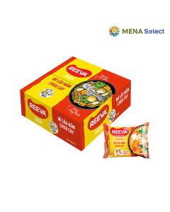 Thùng mì Reeva lẩu nấm chua cay 30 gói x 85g