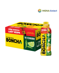 Th&ugrave;ng 24 Chai Tr&agrave; Boncha Mật Ong Vị Chanh 450ml