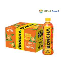 Th&ugrave;ng 24 Chai Tr&agrave; Boncha Mật Ong Vị Tắc 450ml