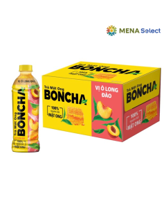 Th&ugrave;ng 24 Chai Tr&agrave; Boncha Mật Ong Vị Olong Đ&agrave;o 450ml