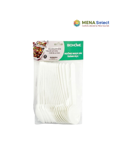 Bộ 20 Muỗng Nhựa Trắng TBP