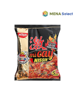 Mì Nissin Cay Xào Gà Cay Hàn Quốc Gói 71g