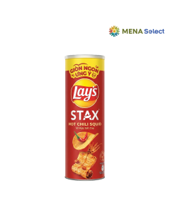 Snack Khoai Tây Lays Stax Mực Sốt Cay Lon 90g
