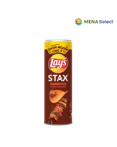 Snack Khoai Tây Lays Stax Thịt Nướng BBQ Lon 90g