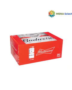 Thùng 24 Bia Budweiser Sleek Lon 330ml