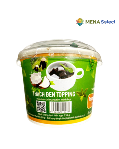 Thạch Đen Topping Thạch An Hộp 235g