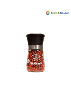 Tiêu Hồng Hạt K-Pepper Cối Xay Hũ TT 60g