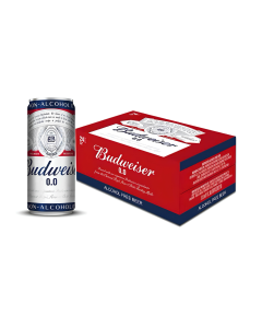 Thùng 24 Bia Budweiser Zero Lon 330ml