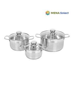 Bộ 3 nồi inox 5 đáy Green Cook GCS232-T1