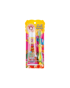 Bàn chải đánh răng và Gel đánh răng trẻ em EQ Tech Junior vỉ 75g