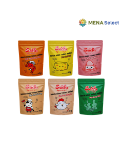 Combo snack Sachi bánh tráng nướng phủ vị mix 6 gói x 45g