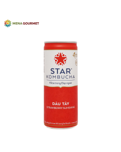 Trà Lên Men Dâu Tây Star Kombucha Lon 250ml